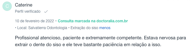 Depoimento Caterine