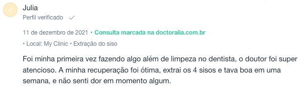 Depoimento Julia