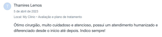 Depoimento Thamires