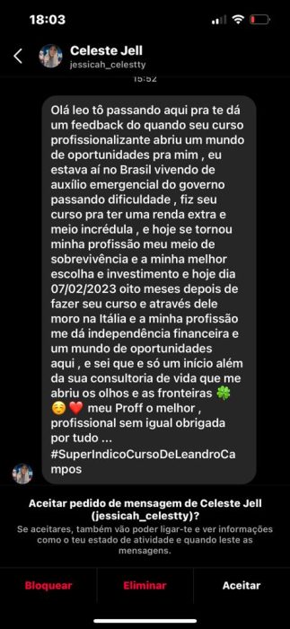depoimento seleste